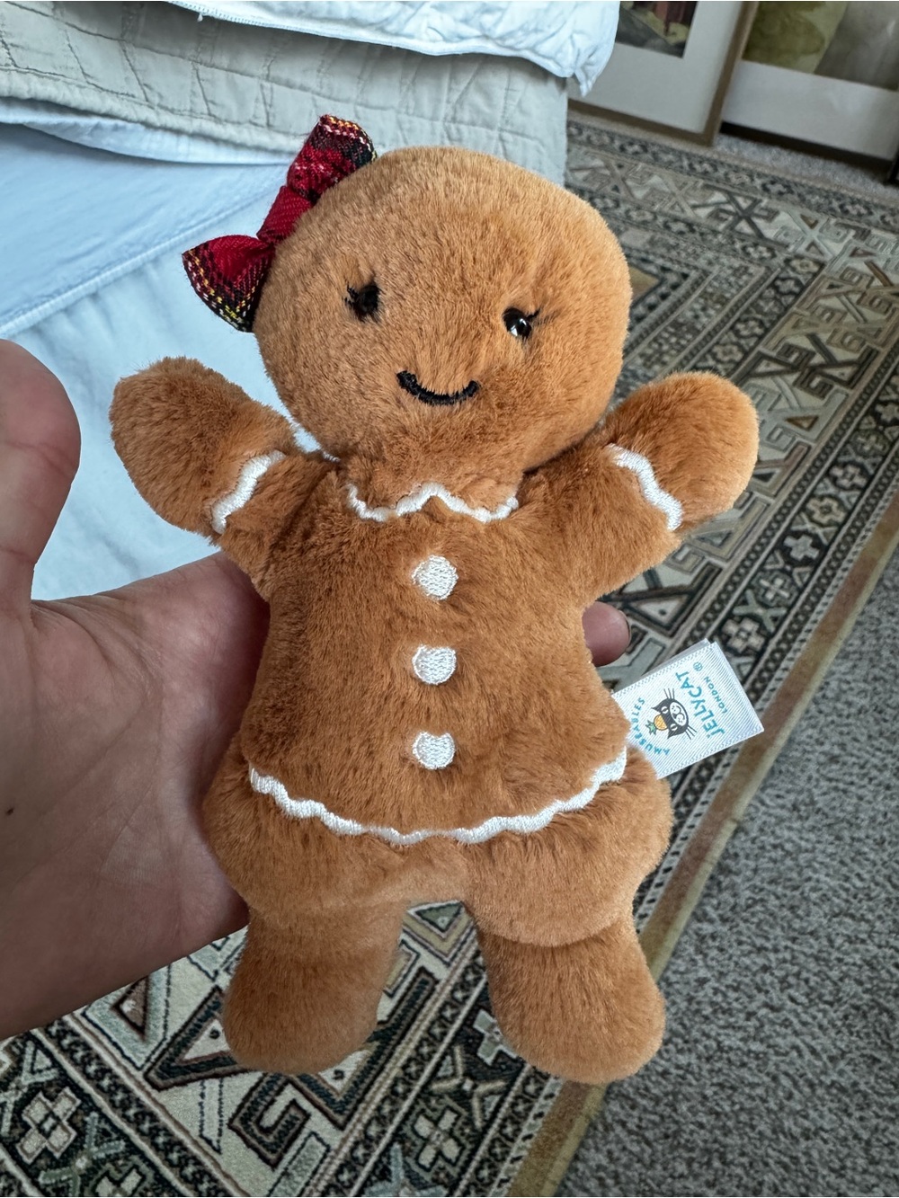 NWOT Jellycat Ruby Gingerbread Girl Plush